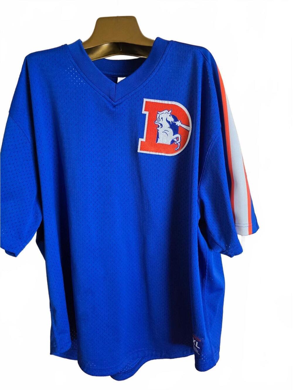 Mitchell & Ness Denver Broncos Vintage Football Jersey 3XL Blue